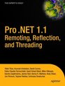 Pro NET 11 Remoting Reflection and Threading