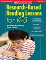 ResearchBased Reading Lessons for K3 Phonemic Awareness Phonics Fluency Vocabulary Comprehension