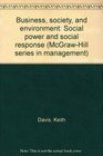 Business society and environment Social power and social response