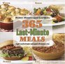 365 LastMinute Meals