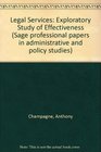 Legal Services Exploratory Study of Effectiveness