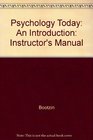 Psychology Today An Introduction Instructor's Manual