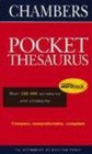 Chambers Pocket English Thesaurus