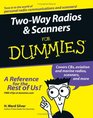TwoWay Radios  Scanners For Dummies