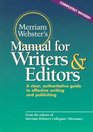 MerriamWebster's Manual for Writers and Editors