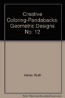 Creative ColoringPandabacks Geometric Designs No 12