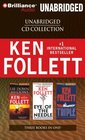 Ken Follett Unabridged CD Collection Lie Down with Lions / Eye of the Needle / Triple