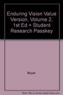 Enduring Vision Value Version Volume 2 1st Ed  Student Research Passkey