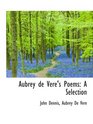 Aubrey de Vere's Poems A Selection