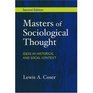 Masters of Sociological Thought Custom Version