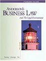 Anderson's Business Law and The Legal Environment Standard Volume