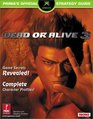 Dead or Alive 3 Prima's Official Strategy Guide