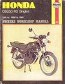 Honda CB250RS Singles Owner's Workshop Manual