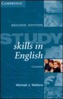 Study Skills in English Audio Cassette