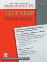Test Prep Standrdized Testtaking Skills for Reading Math and Language