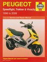 Peugeot Speedfight Trekker  and Vivacity Service and Repair Manual 1996 to 2008