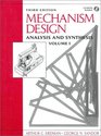 Mechanism Design Analysis and Synthesis Vol 1