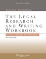 Legal Research and Writing Workbook A Basic Approach for Paralegals Sixth Edition