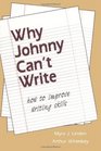 Why Johnny Can't Write How to Improve Writing Skills