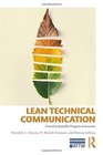 Lean Technical Communication Toward Sustainable Program Innovation