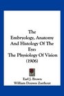 The Embryology Anatomy And Histology Of The Eye The Physiology Of Vision