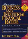 Almanac of Business and Industrial Financial Ratios 1998  29th Annual Edition