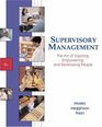 Supervisory Management  The Art of Empowering and Developing People