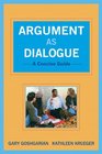 Argument as Dialogue A Concise Guide