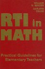 RTI in Math Pratical Guidelines for Elementary Teachers