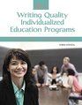 IEPs Writing Quality Individualized Education Programs