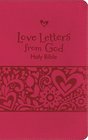 NIrV Love Letters from God Holy Bible Imitation Leather Magenta