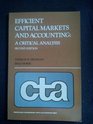 Efficient Capital Markets and Accounting A Critical Analysis