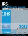 IRS Tax Preparer Course   RTRP Exam Study Guide 2013