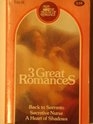 3 Great Romances Back to Sorrento / Secretive Nurse / A Heart of Shadows