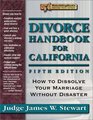 Divorce Handbook for California How to Dissolve Your Marriage Without Disaster
