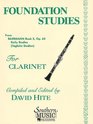 Foundation Studies Op 63 Clarinet