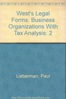 West's Legal Forms Business Organizations With Tax Analysis