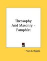 Theosophy And Masonry  Pamphlet