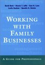 Working with Family Businesses  A Guide for Professionals