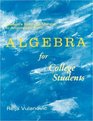 Student Solutions Manual to accompany Algebra for College Students