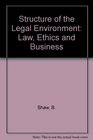 The Structure of the Legal Environment Law Ethics and Business