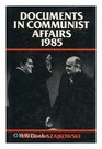 DOCUMENTS IN COMMUNIST AFFAIRS 1985