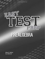 Easy Test Prep Prealgebra