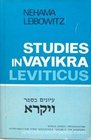 Studies in Vayikra