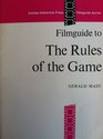 Filmguide to the Rules of the game