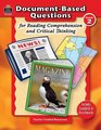 DocumentBased Questions for Reading Comprehension and Critical Thinking
