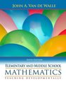 Elementary and Middle School Mathematics  Teaching Developmentally