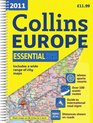 2011 Collins Essential Road Atlas Europe New A4 Edition
