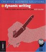 Dynamic Writing How to Make Words Work for You