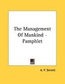 The Management Of Mankind  Pamphlet
